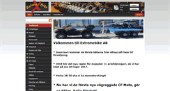 Desktop Screenshot of extremebike.se