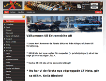 Tablet Screenshot of extremebike.se