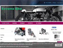 Tablet Screenshot of extremebike.cz